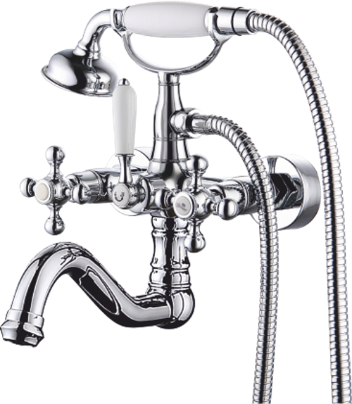 09035 Смеситель двухвентельный для ванны "GANZER