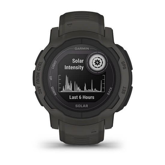 Спортивные прочные часы Garmin Instinct 2, Solar, Graphite, 010-02627-00