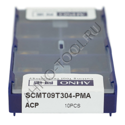 Пластина твердосплавная ISO SCMT09T304-PMA ACP20E AHNO по стали, получистовая