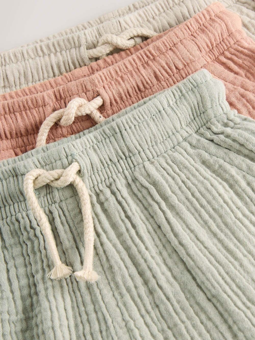 Шорты для мальчика Next AG3-821, 3 шт., Серый, Мятный, Кирпичный