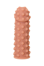 Насадка на фаллос с бугорками по поверхности Extreme Sleeve 002 M-size - 14,7 см. (Цвет: телесный)