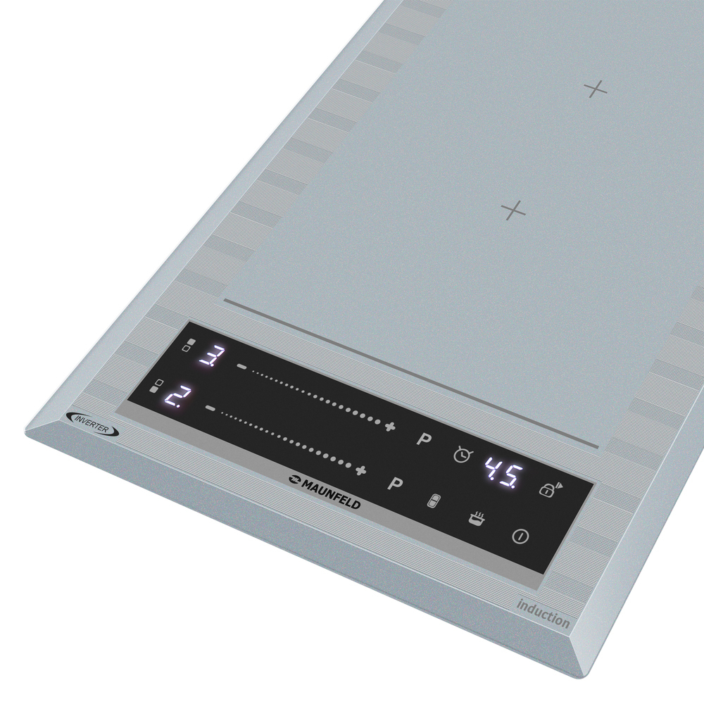 Индукционная варочная панель с Flex Zone и Booster MAUNFELD CVI292S2FMBL LUX Inverter