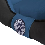 Лежанка для собак размер M разборная двухсторонняя синяя Царь-лежанка Lapalandia