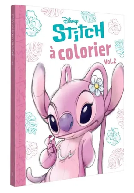Hachette раскраска по номерам STITCH - Stitch à colorier - Vol. 2 - Disney