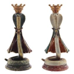 GAEM Подсвечник "Змея", L12,5 W13 H29,5 см, 2в.