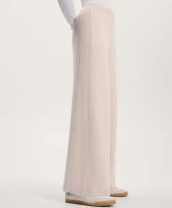 OYSHO Прямые брюки с резинкой по бокам, каменный