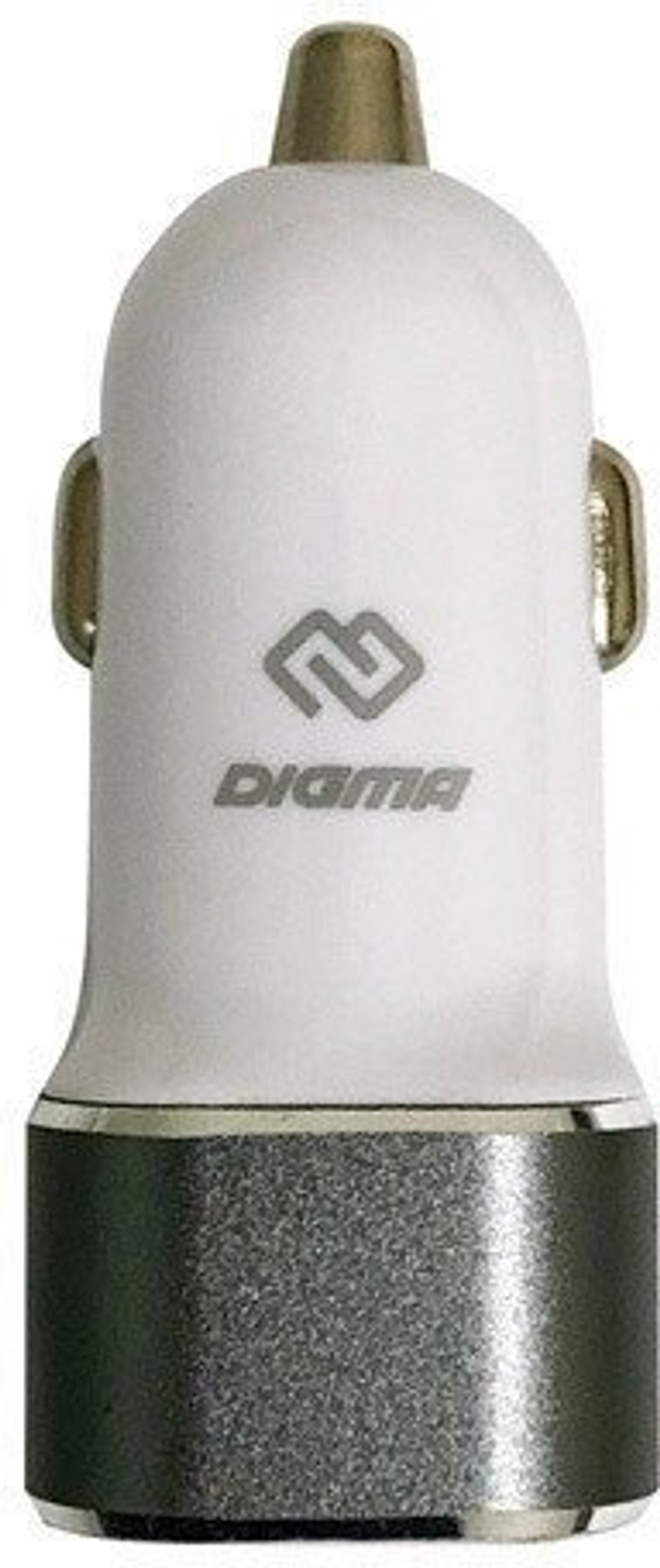 Автомобильное зарядное устройство Digma DGCC-1U-2.1A универсальное белое