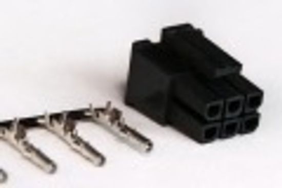 Разъём MF3-2x03F шаг 3мм(без контактов)