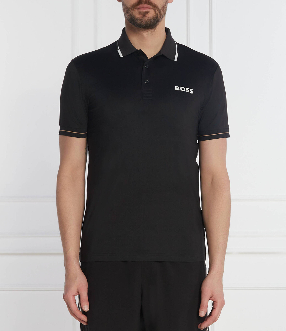 Поло Paul Pro BOSS GREEN - черный(50506203)