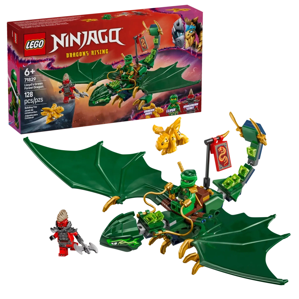Конструктор LEGO Ninjago 71829 Зеленый лесной дракон Ллойда