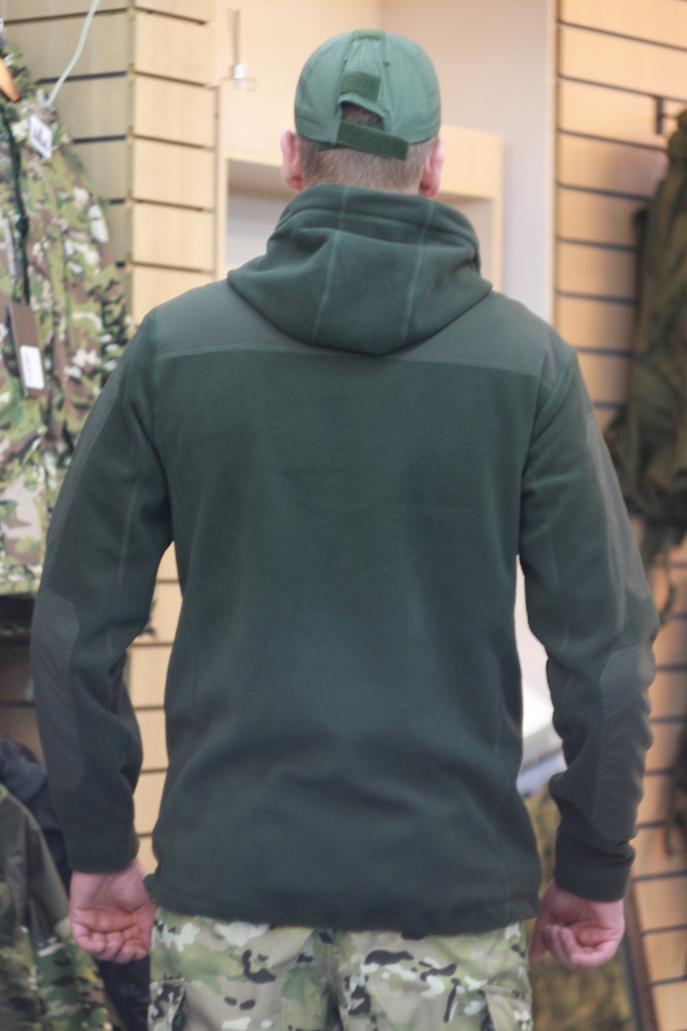 Толстовка мужская флисовая ДОЗОР Олива