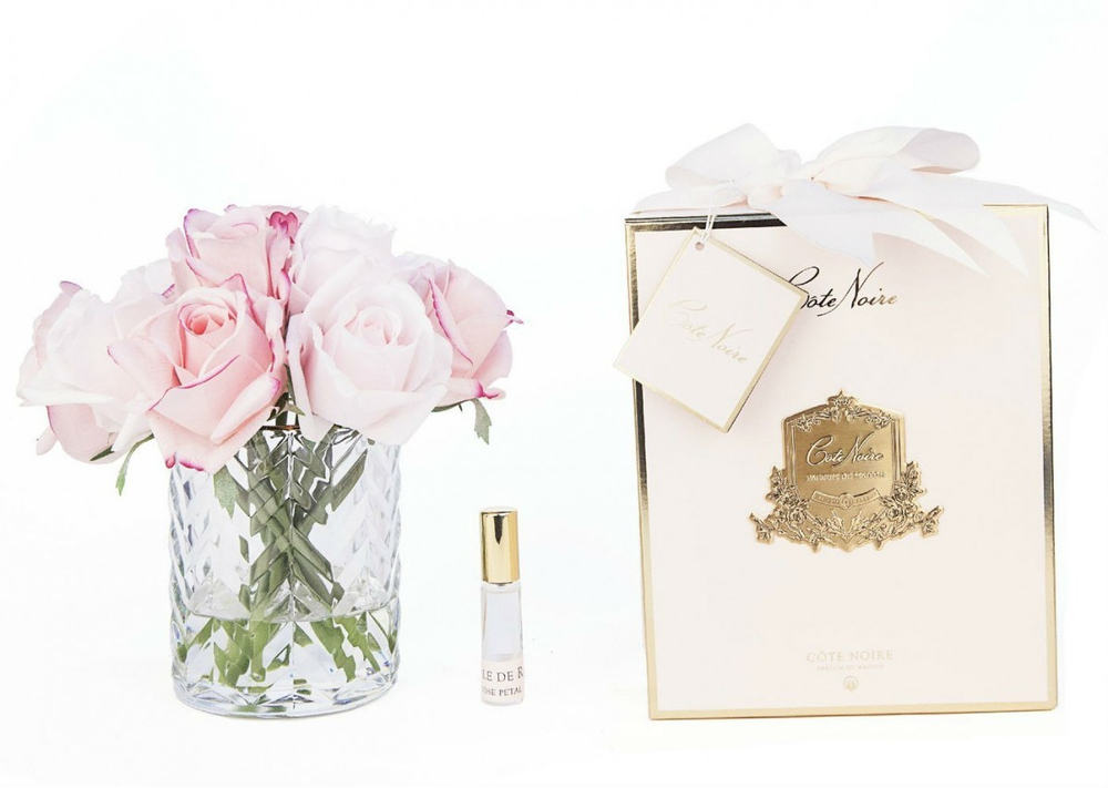 Букет роз ароматизированный и 2 спрея Cote Noire Herringbone Flower Clear HCF09