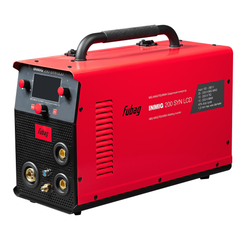 Cварочный полуавтомат FUBAG INMIG 200 SYN LCD новый дисплей + Горелка FB 250 3 м