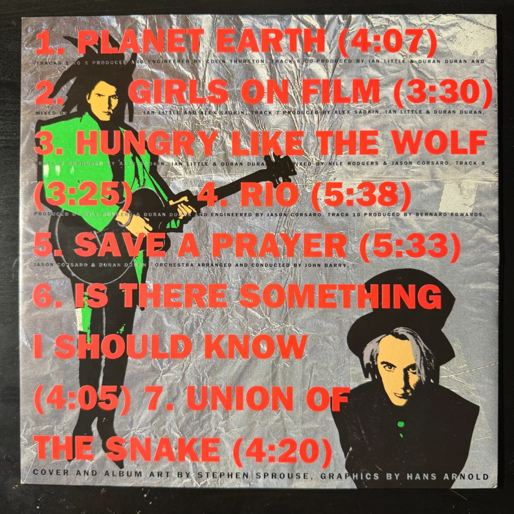 Duran Duran ‎– Decade (Англия 1989г.)