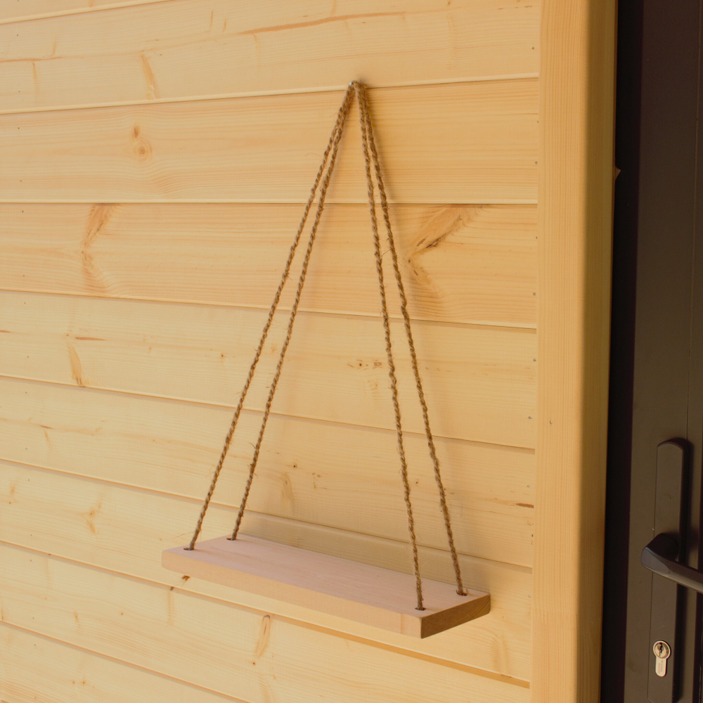 Полка настенная заготовка без бортов с отверстиями 1 шт. 34х10х2 см