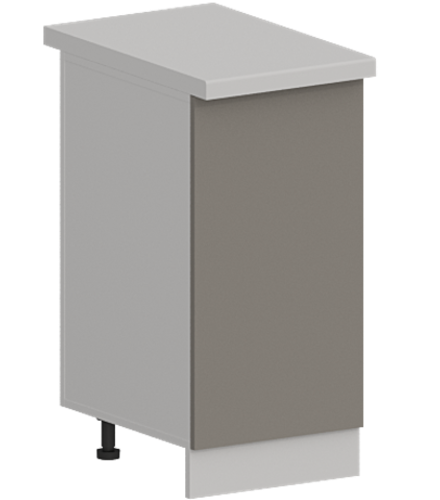 Кухня Модуль ШН 400 Графит / Теплый серый