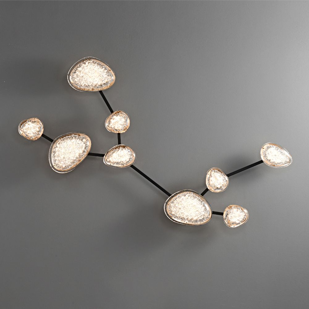 Настенный светильник 2309-Virgo matt black/french gold