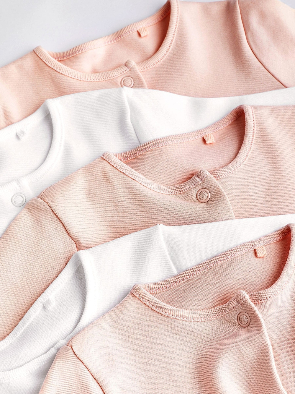 Комбинезон / Cлип для малышей Next 581-066, 5 шт., Белый, Розовый