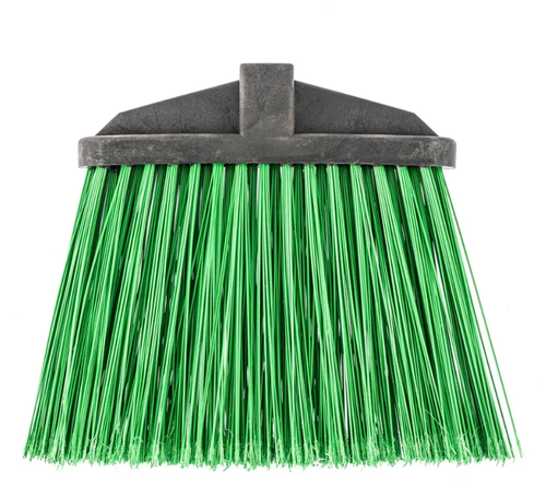 Метла полипропиленовая 345*200мм, тулейка 25мм, веерная распушенная, без черенка, Сибртех, 63229