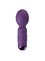 Мини-wand вибратор Secwell фиолетовый, 10 режимов вибрации