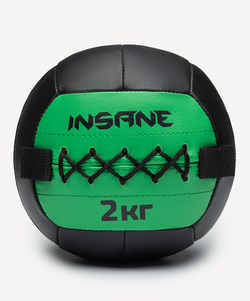 Медбол IN24-WB100, 2 кг, зеленый