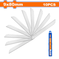 Сегментное лезвие 9х80 мм 10 шт (20/400) WADFOW WMK1K09