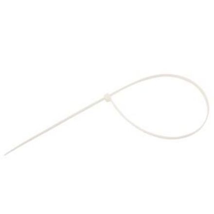 Хомут-стяжка нейлоновая REXANT 400x4,8 мм, белая, упаковка 25 шт.