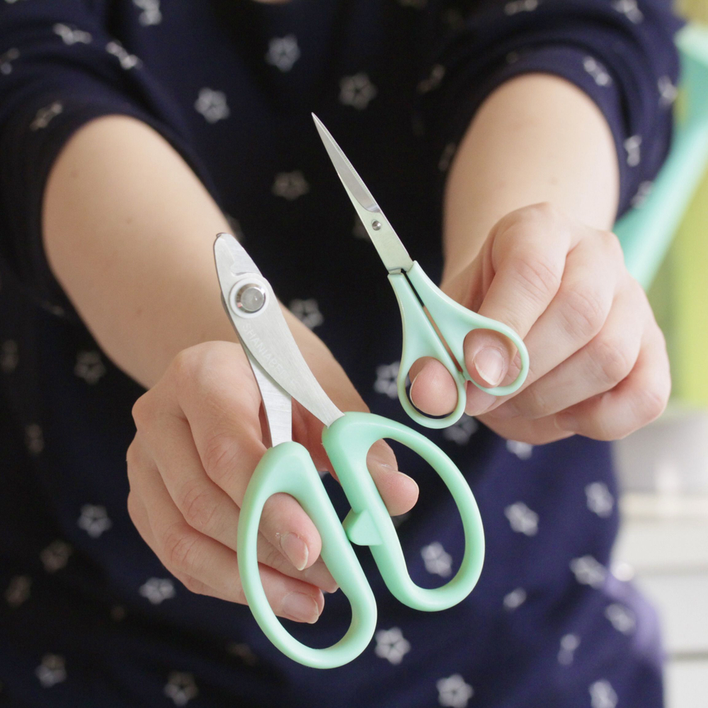 Ножницы и кусачки для флористической проволоки / Набор из двух инструментов для лепки декоративных цветов из сахарной мастики, глины, холодного фарфора