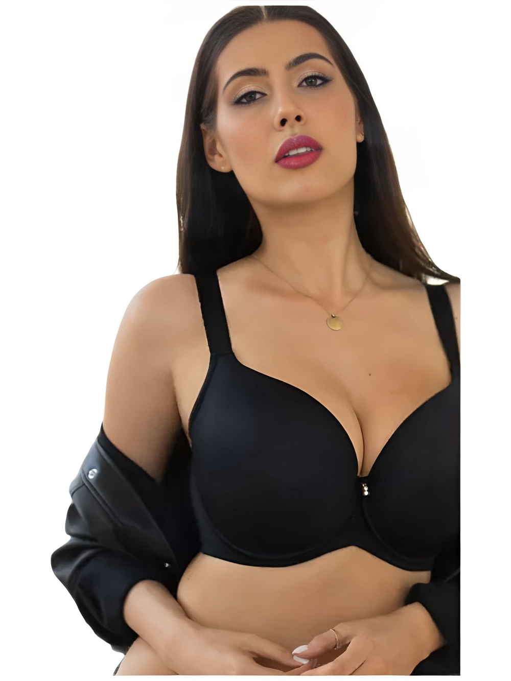 Бюстгальтер больших размеров Diamond Kris Line черный 90F