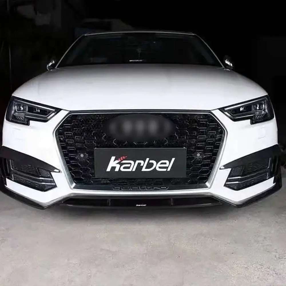 Карбоновая губа для AUDI S4 & A4 S LINE 2017 - 2018 B9 Ауди