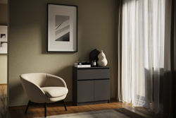 Комод Челси 800 (1 ящик 2 двери), Графит