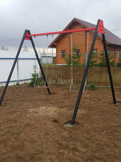 Монтаж уличных качелей Sv Sport