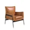 Кресло Angel Cerda 5091, коричневая кожа
