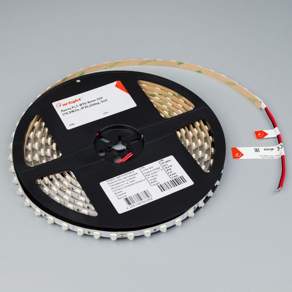 Светодиодная лента Arlight 5W/m 70Led/m 5060SMD холодный белый 5M FLT-B70-8mm 24V White6000 043809