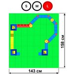 Набор GigaBloks 7,5: Крепость на платформе