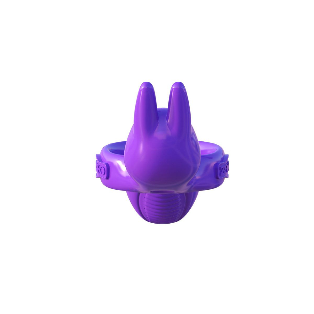 Эрекционное кольцо с вибрацией His And Hers Ultimate Rabbit (Цвет: фиолетовый)