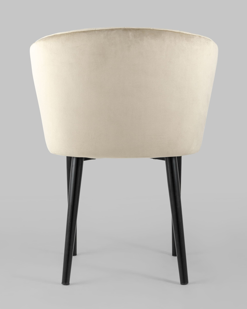 Стул с подлокотниками Нейтон велюр бежевый