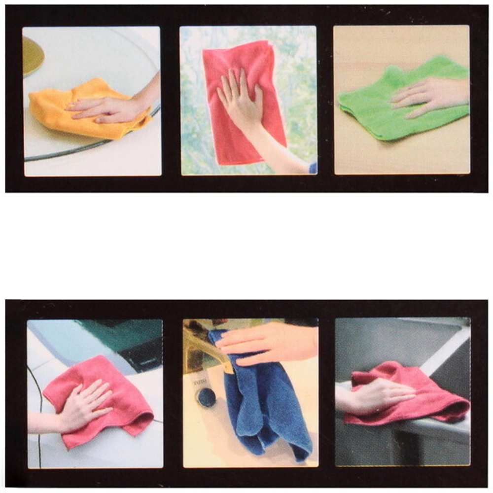 Салфетка для автомобиля AVC-13W, 45*38 см, микрофибра, 420 г/м²