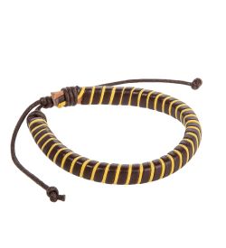 Y-BKB050 Браслет цветной нат.кожа