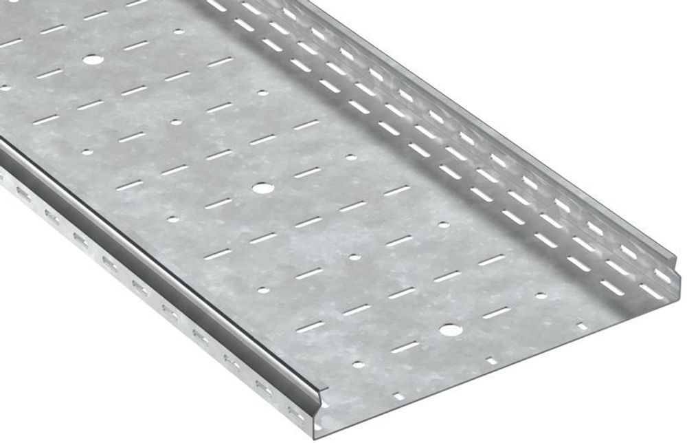 Лоток листовой перфорир. 50х400 L2500 сталь 2.0мм HDZ ESCA 7 IEK CLP10-050-400-200-D25-HDZ