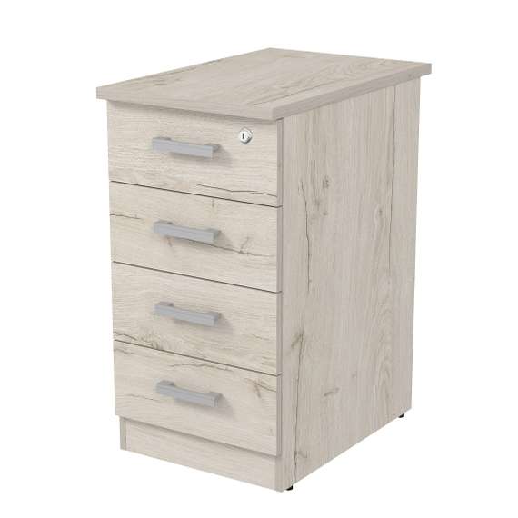 2ТЗ.002.3 Тумба приставная с топом, замок (394*600*750)