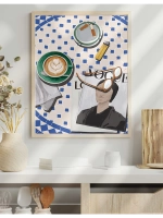 постер на кухню 50х70 см интерьерный