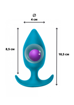 Пробка со смещенным центром тяжести Spice it up Insatiable Aquamarine 8011-03lola