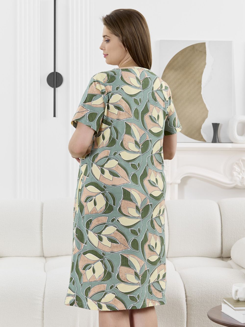 Халат Нора Виотекс СВЕТЛО-ЗЕЛЕНЫЙ