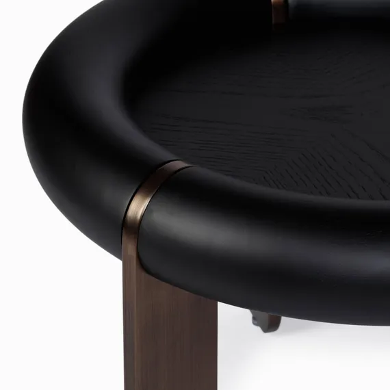 Кофейный стол Luca Ø60х46 см, черный