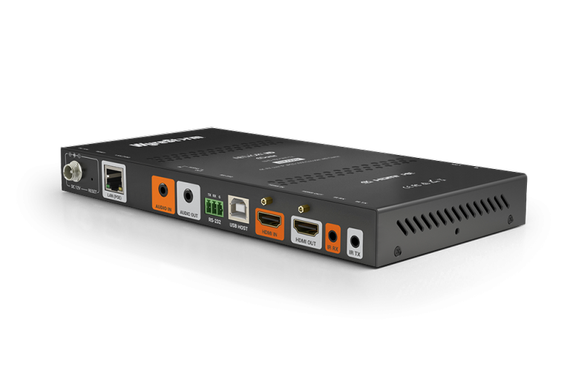 Wyrestorm NHD-400-DNT-TX - передатчик 4K HDR видео по IP сети  с функцией формирования видеостены (16*16), JPEG 2000, PoE, подключение USB устройств, Dante.