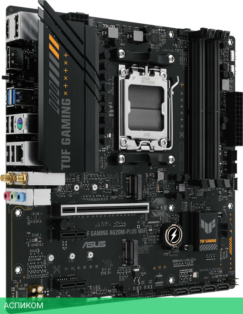 Материнская плата ASUS TUF Gaming A620M-Plus WiFi (90MB1F00-M0EAY0)