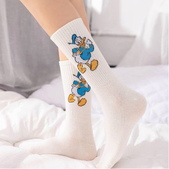 Носки "Дональд Дак, р-р 38-40 (молочный)