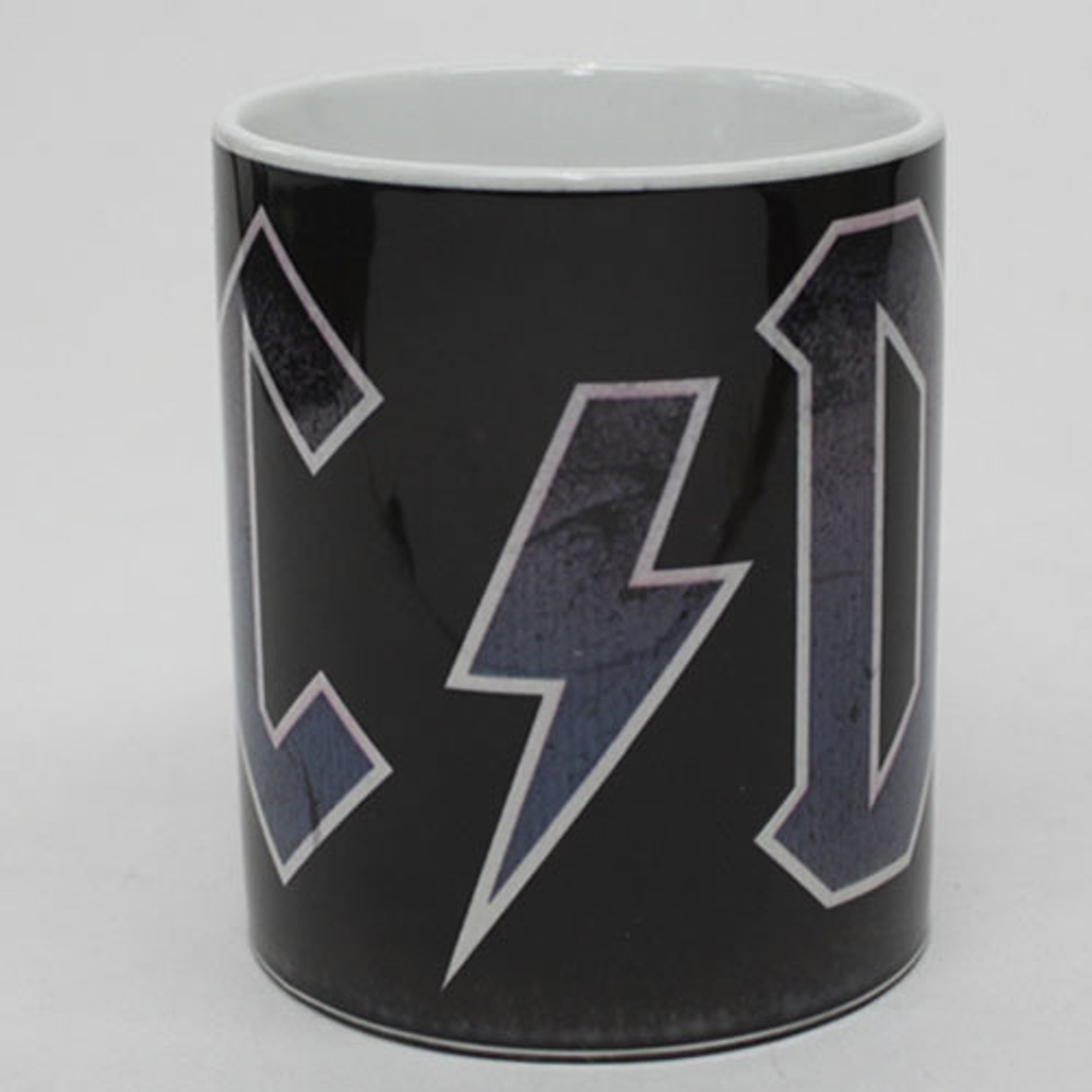Кружка AC/DC лого с серыми потёртостями