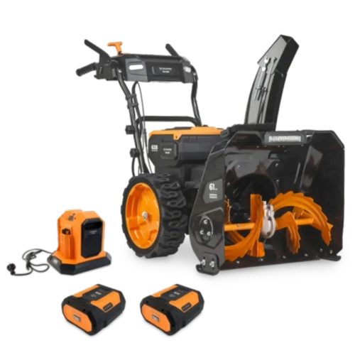 VILLARTEC WA6261 SET8n 62В снегоуборщик аккумуляторный (2 x 8 Ач, ЗУ) ковш 61 см, выброс 15 м